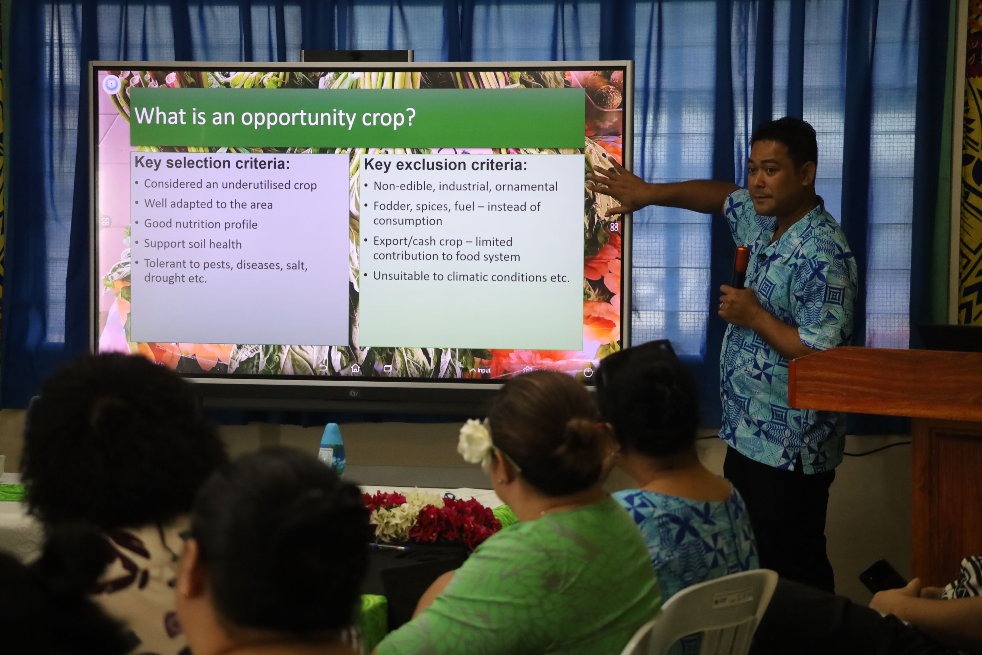 From overlooked to opportunity: Samoa chooses its priority crops